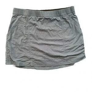 Prana Arch Women’s  Skort Elastic Waist Size Medium Blue Gorpcore Activewear